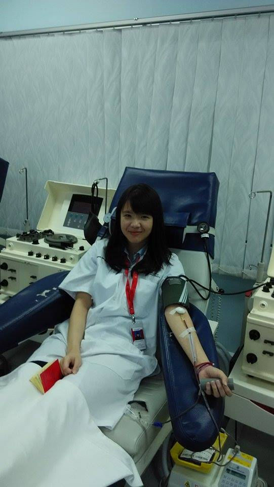 Donating blood