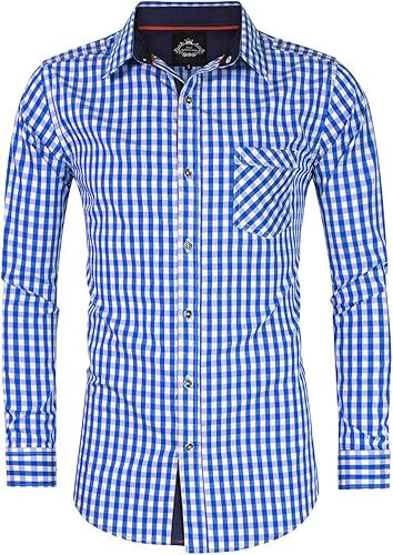 mens Oktoberfest checked shirt