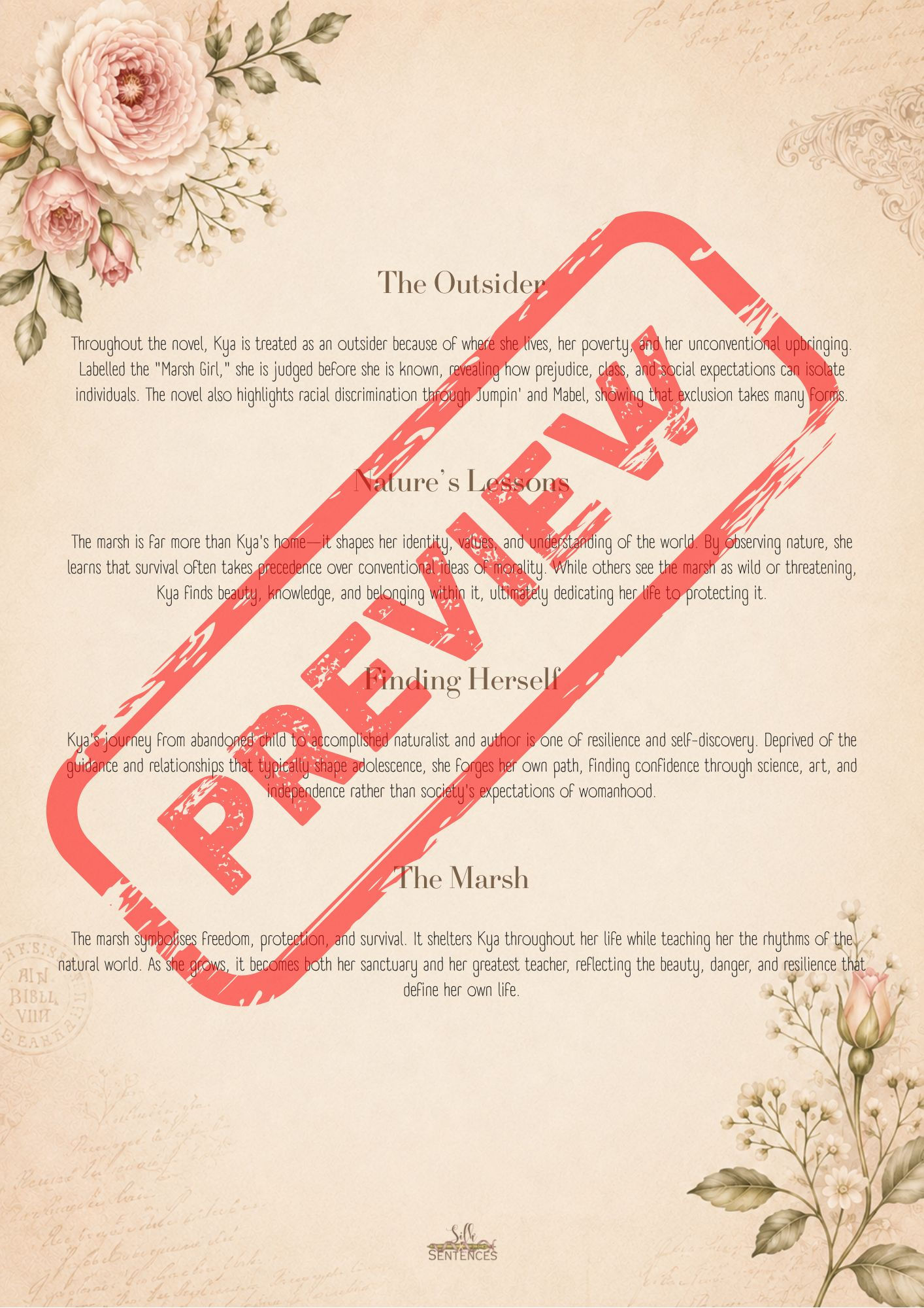 Where the Crawdads Sing by Delia Owens | Book Club Guide and Reading Journal