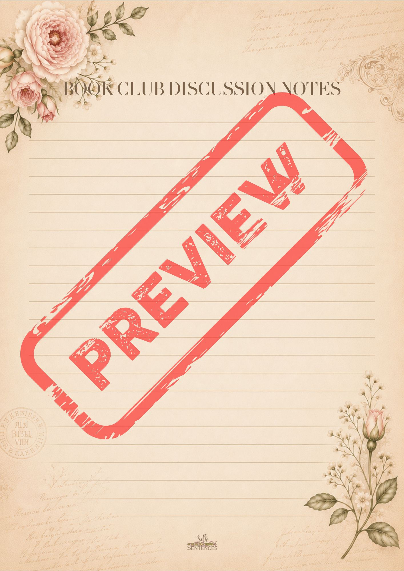 Atmosphere by Taylor Jenkins Reid | Deluxe Reading Journal Book Club Guide