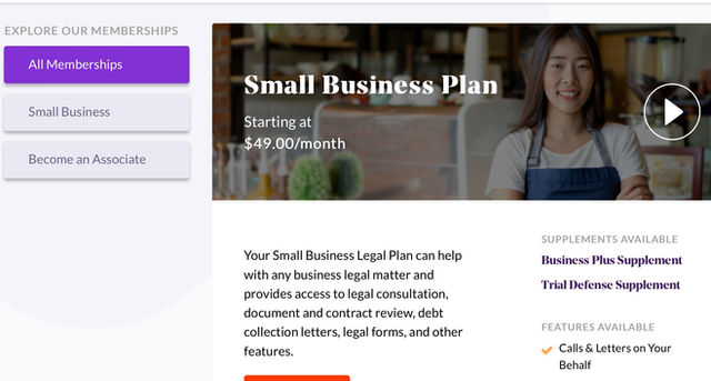 affordable monthly legal plans for business and individual person or family