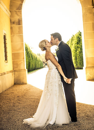 Bridal hair and makeup at the Oheka Castle, NY