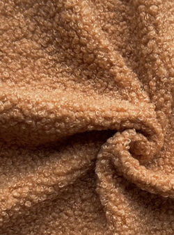 teddy bouclette camel