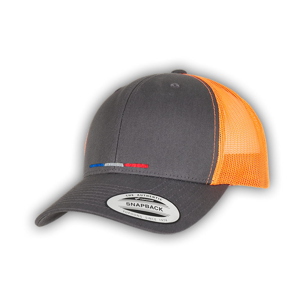 Miniature : Casquette drapeau français gris/orange