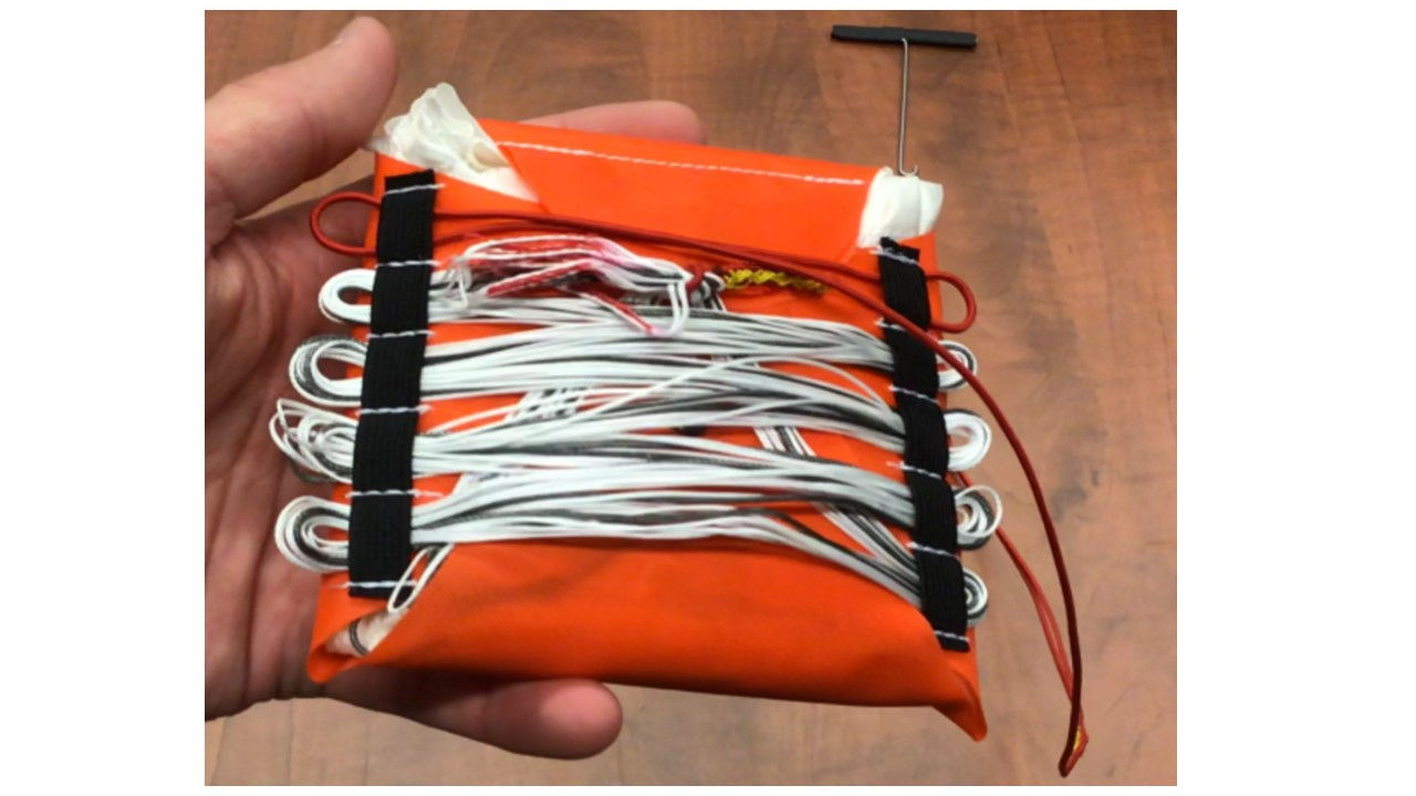 Folded chute