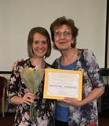 Krystal Graduated from The Art of Public Speaking - Connie Ruth Christiansen, Instructor