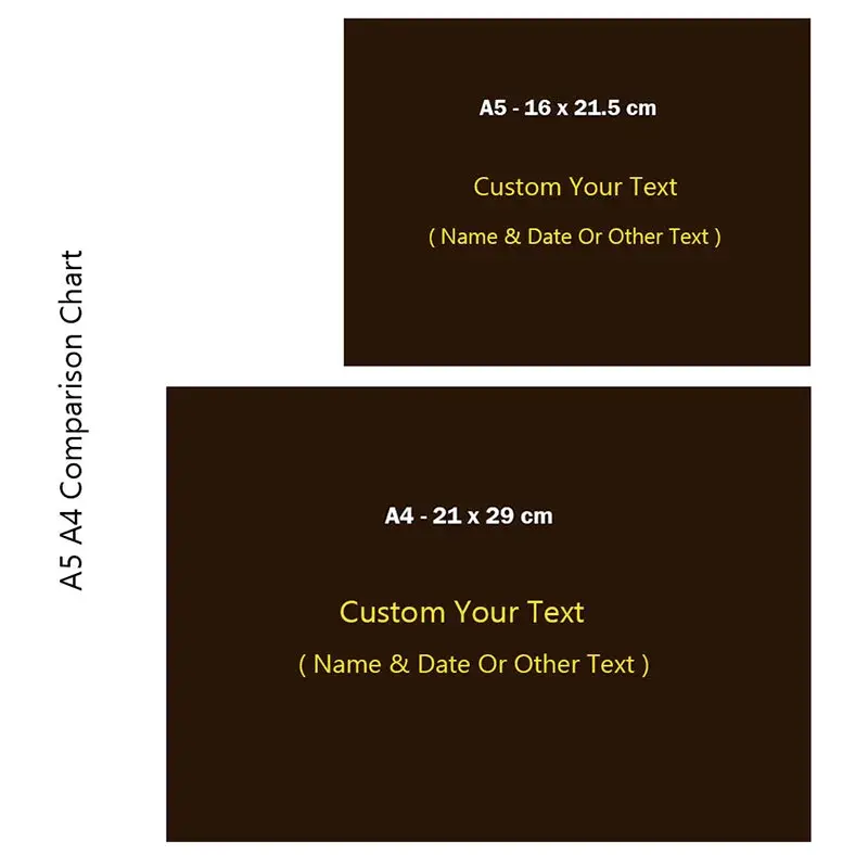 Thumbnail: Personalized Wedding Guest Book Wooden Wedding Wishes Custom Name and Date A4/A5