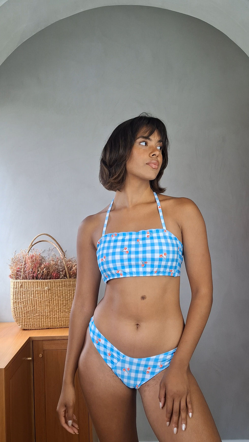 Miniatura: Bottom Ingrid Vichy Cherry