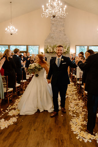 Wedding Inside the Woodland Chateau Venue