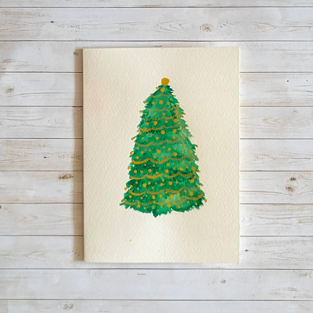 Christmas Tree Style 1 Card