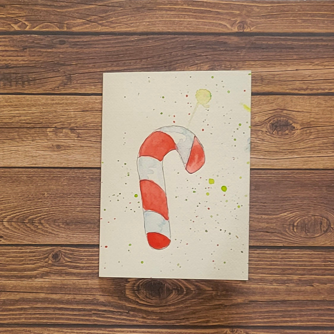 Candy Cane Style 2 Card