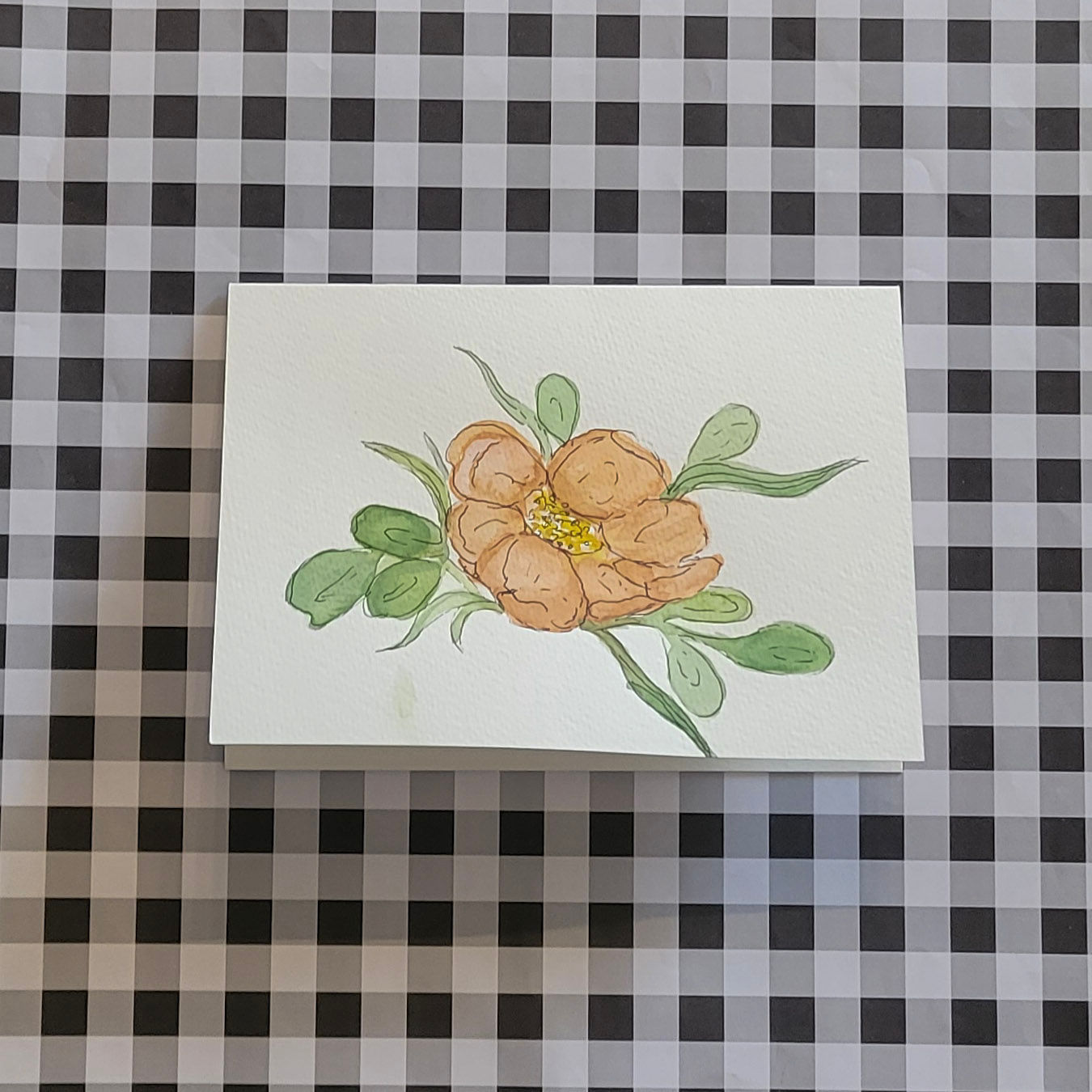 Peony Card