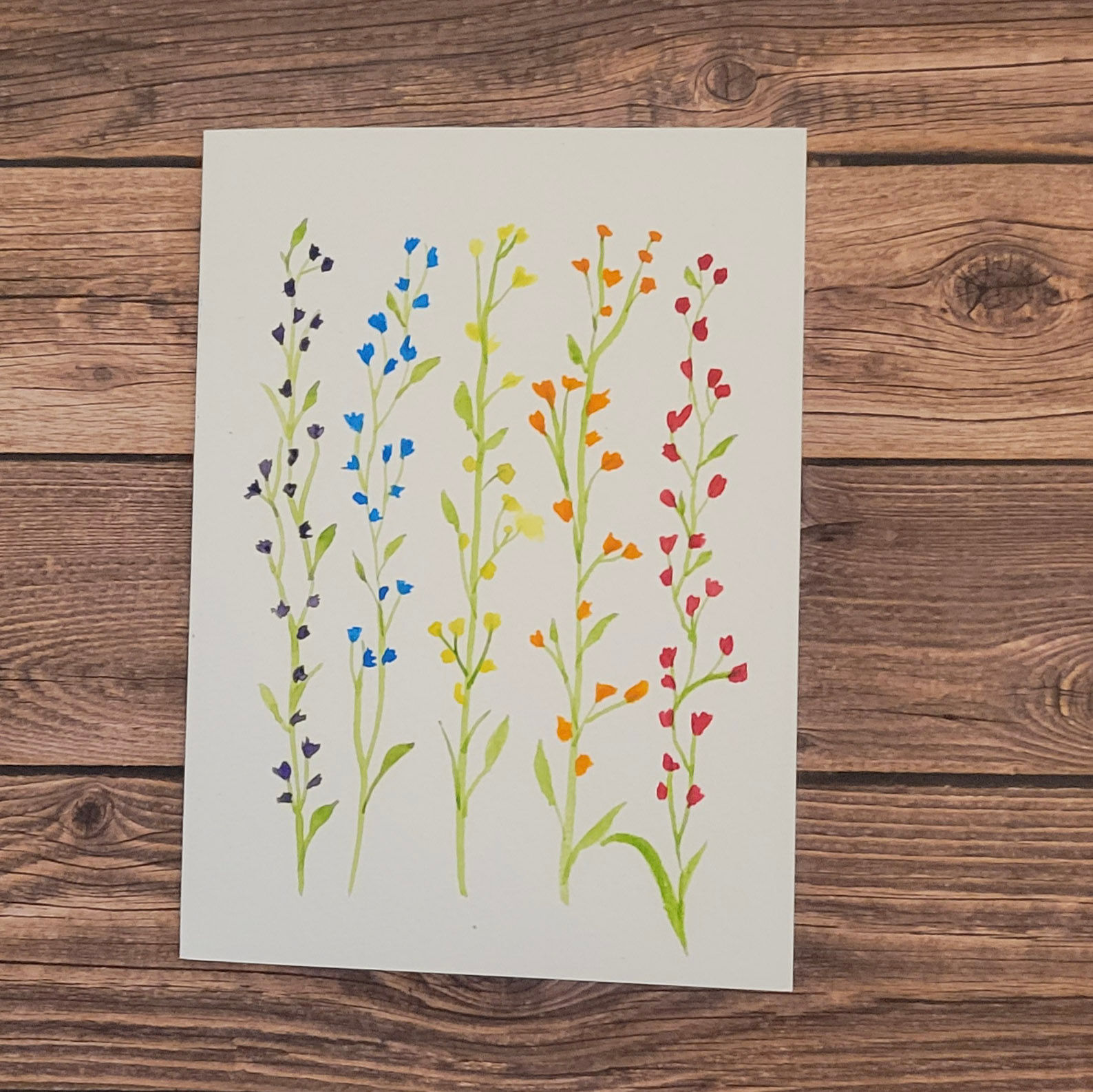 Dainty Floral Card- Style 2