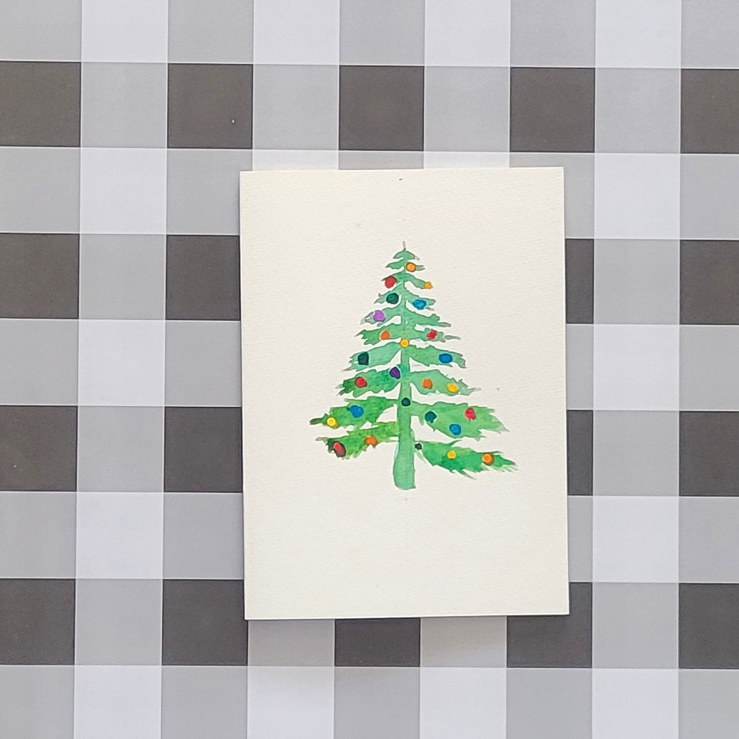 Christmas Tree Style 2 Card