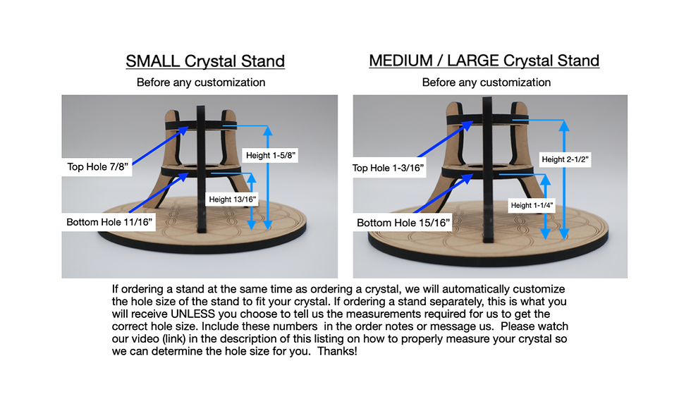 Thumbnail: Crystal Display Stand VERTICAL
