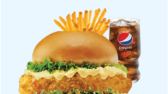 Chicken Burger Combo