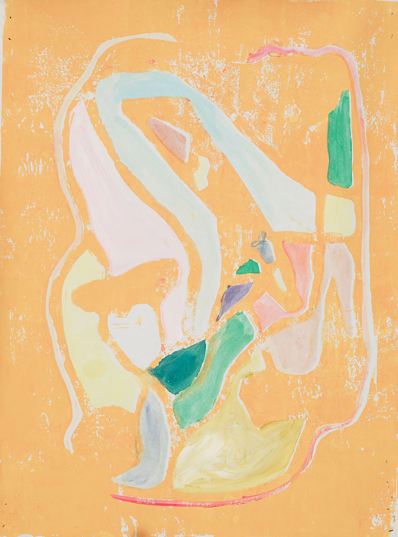 Stencil Monotype Print Reproduction