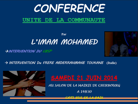 Conférence : Unité de la communauté