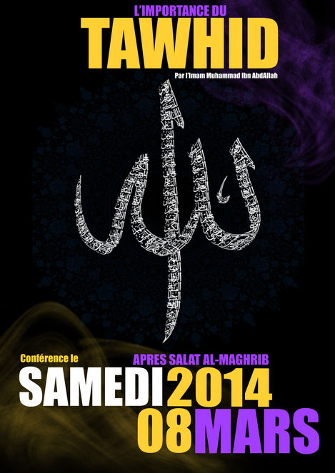 Conférence : l'importance du Tawhid