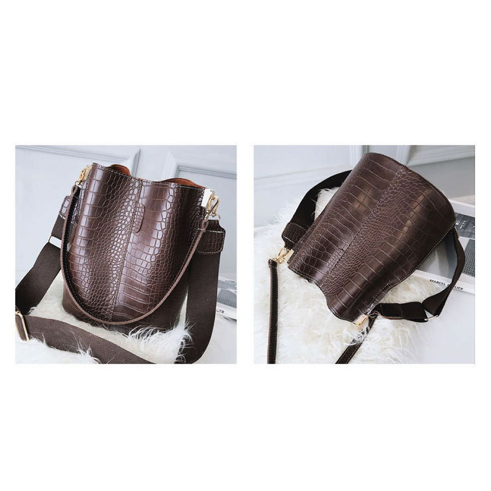 Miniatura: Blake Shoulder Bag -Chocolate Croc