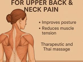 Relieve Neck, Shoulder & Upper Back Pain: How Massage Therapy Supports Better Posture