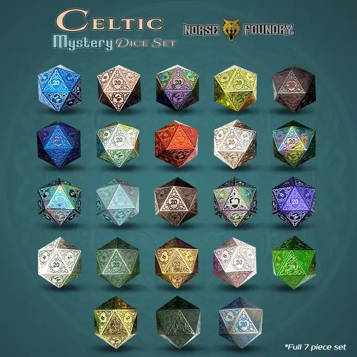 Thumbnail: Celtic Mystery Dice Set