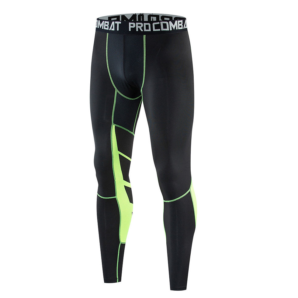 Thumbnail: Mens Compression Pants Quick Dry Fit Sportswear Running Tights Men Legging