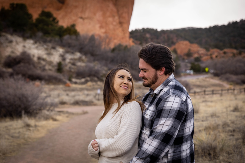 Garden of the Gods engagement photography