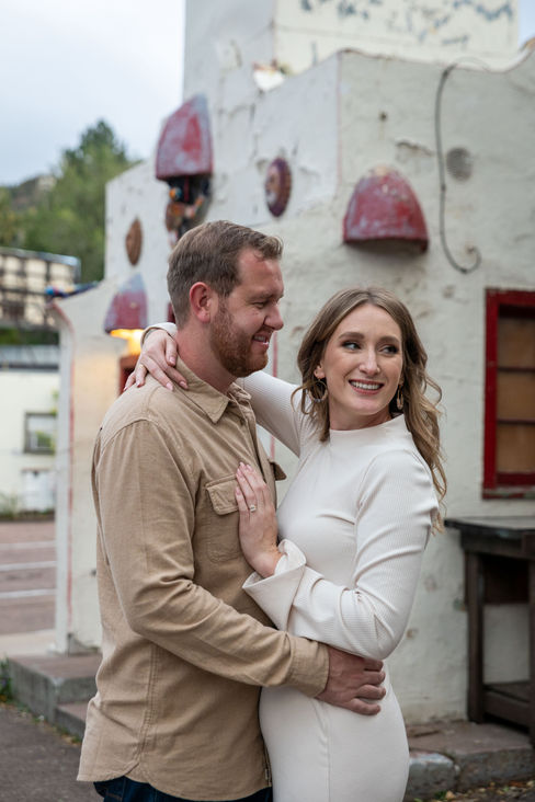 Downtown Manitou Springs engagement session