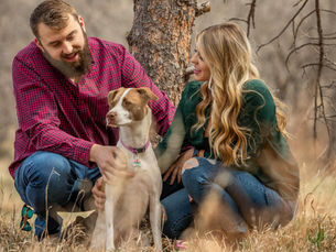 Dog-Friendly Garden of the Gods Engagement Photos