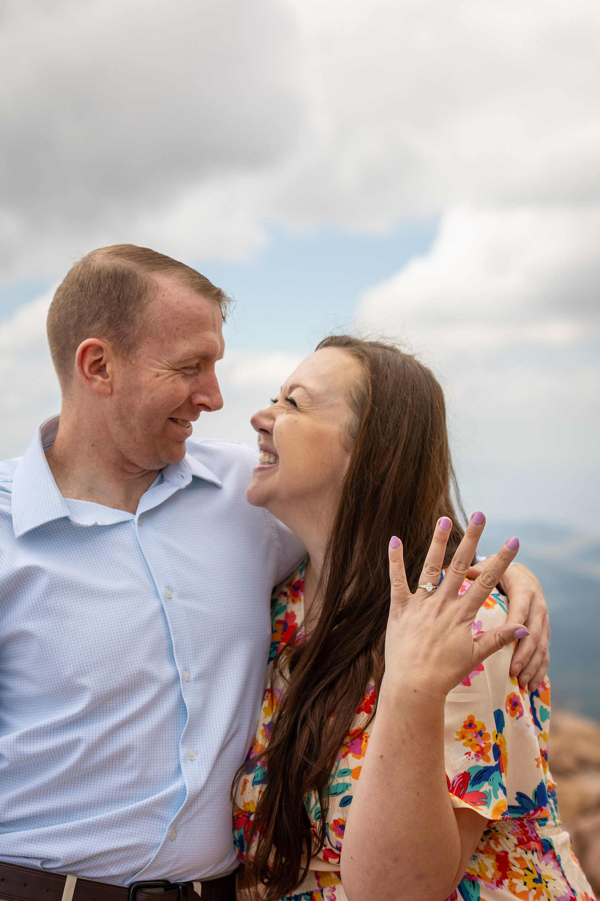 Pikes Peak Engagement Photographer