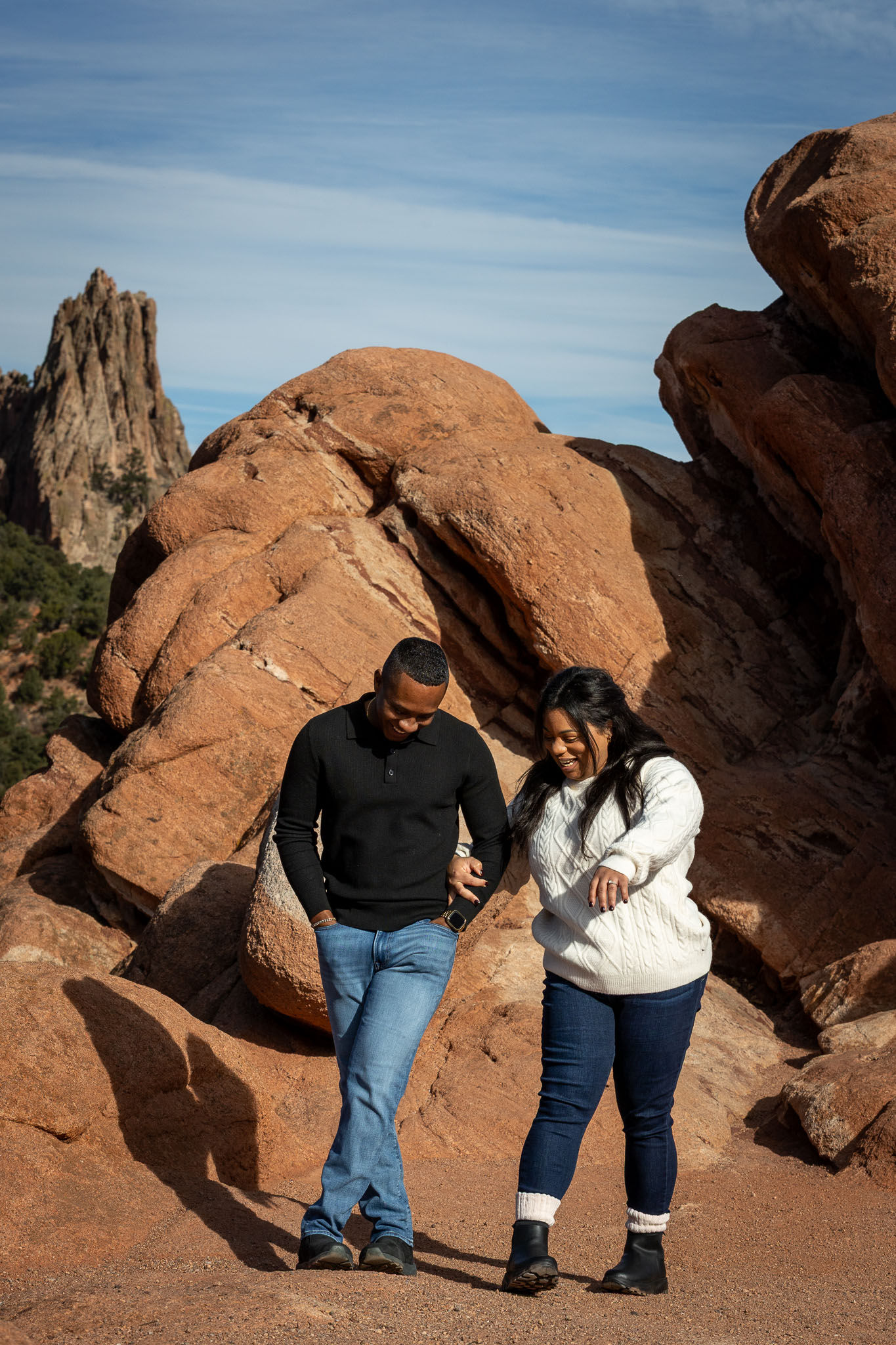 garden of the gods couple session