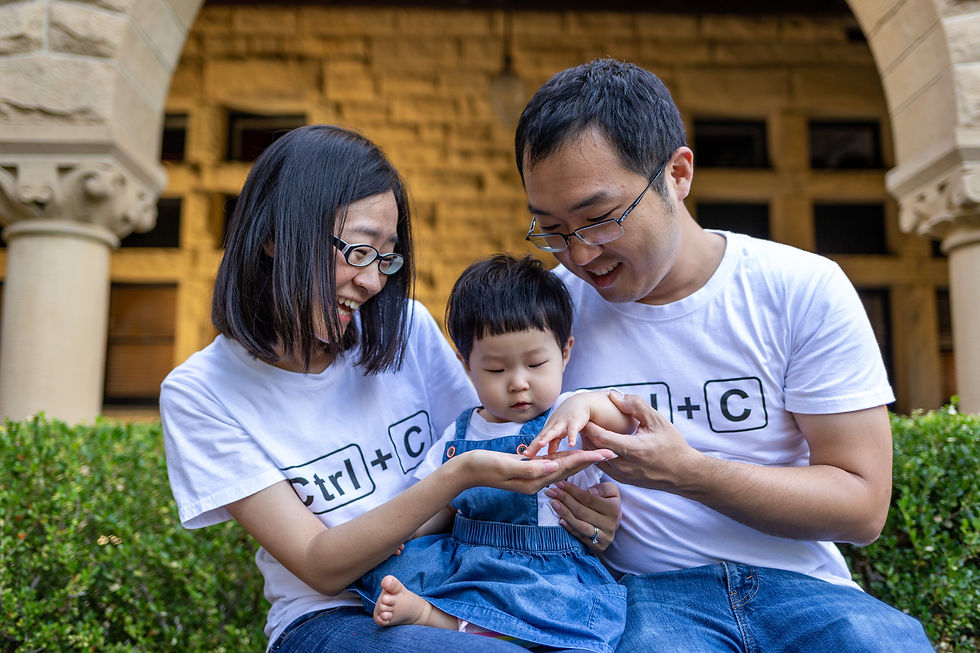 family photography at Stanford University