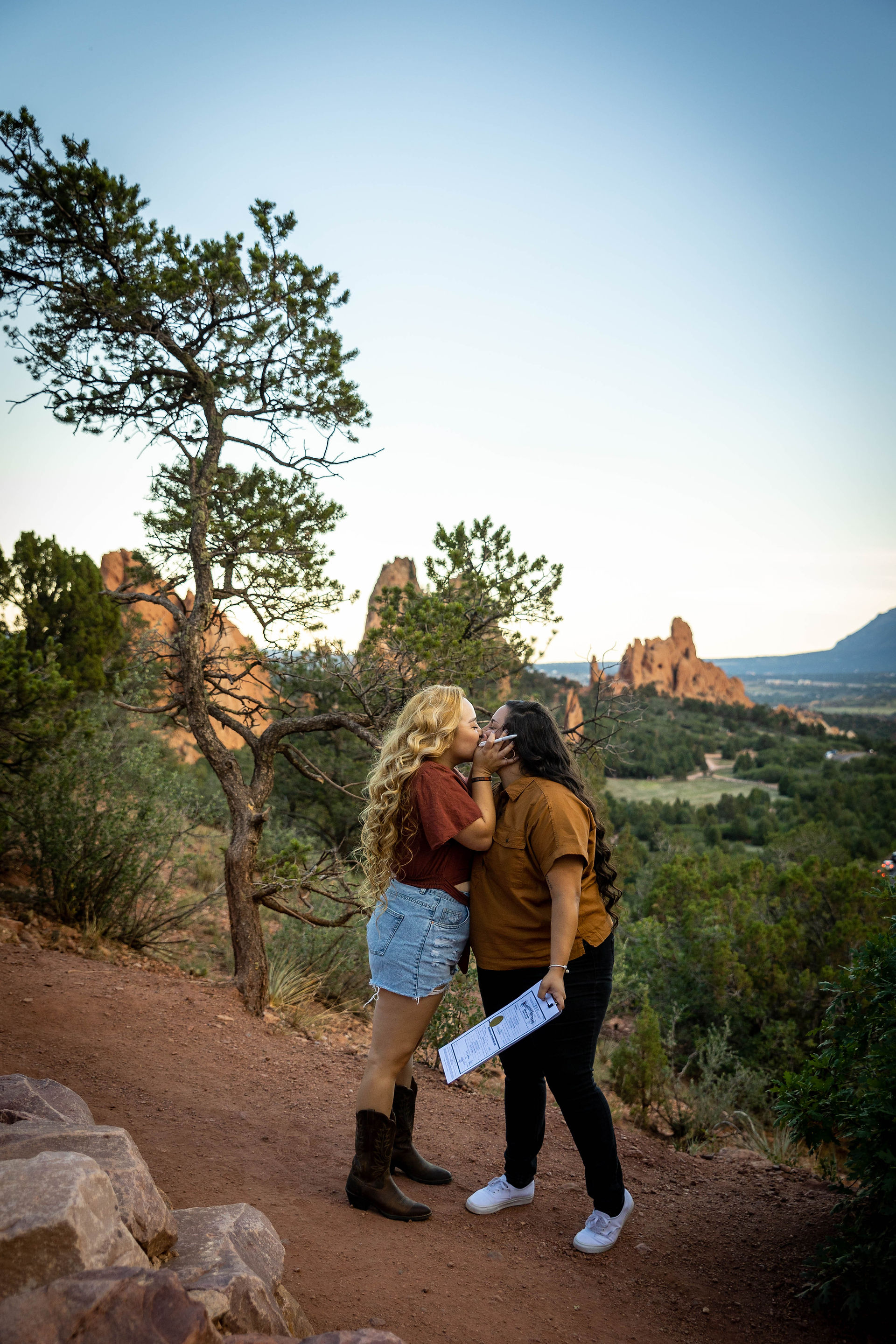 Garden of the Gods LGBTQ+ elopement photographer