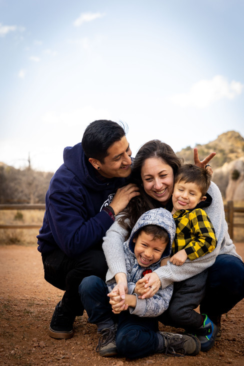 Garden of the Gods family session