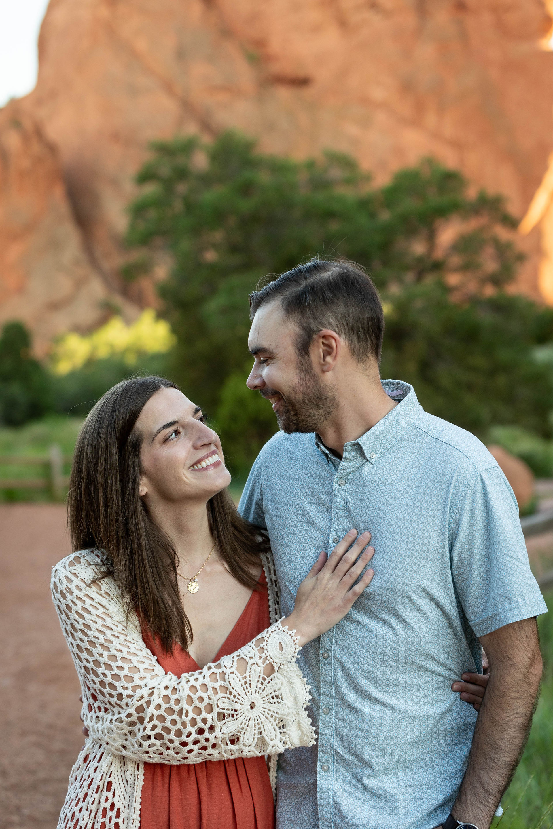 Garden of the Gods Engagement