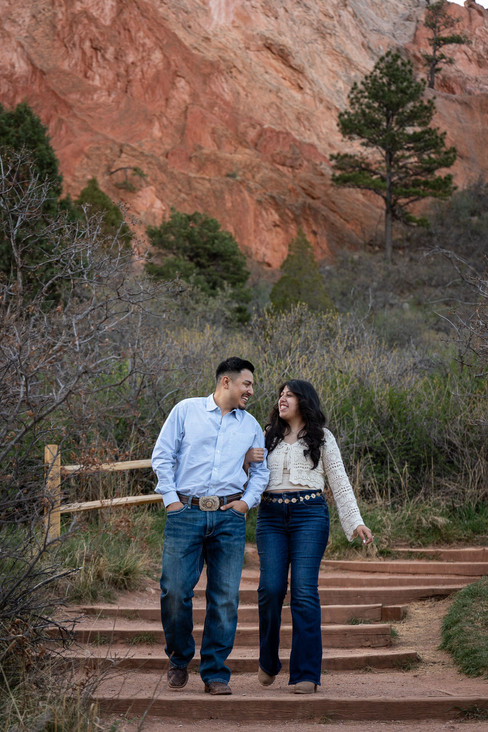 garden of the gods surprise proposal at montezuma tower