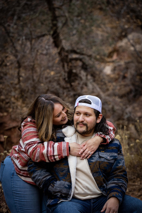Garden of the Gods engagement photographer