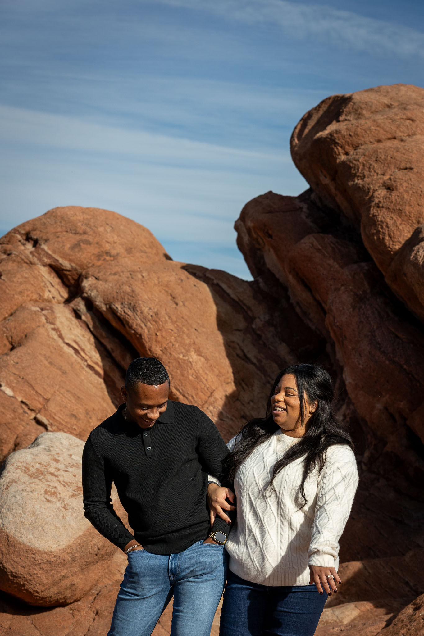 garden of the gods couple session