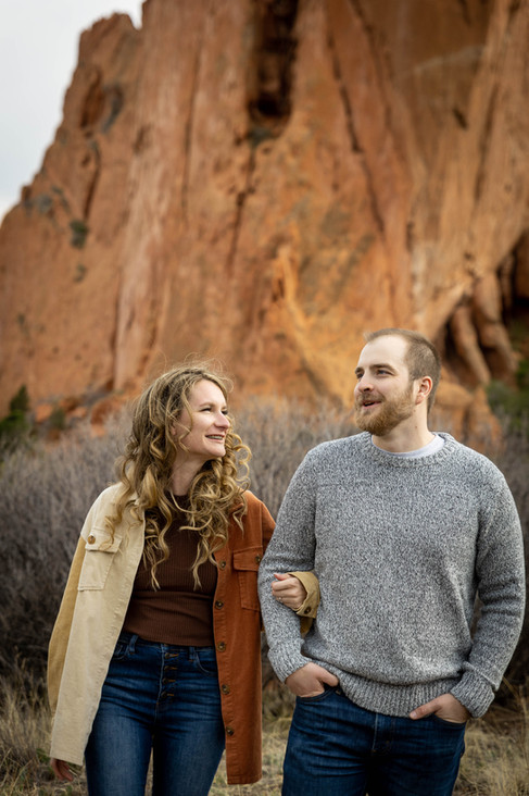 Garden of the Gods engagement photos