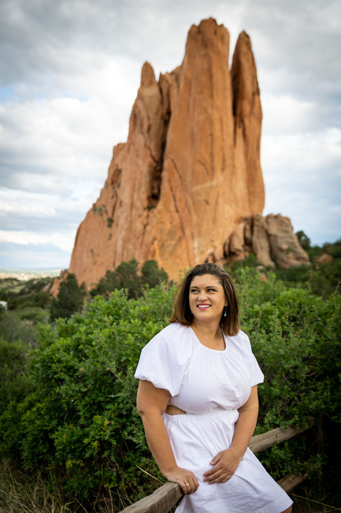 Garden of the Gods personal branding photography
