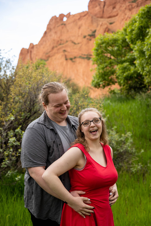 Garden of the Gods surprise engagement photographer