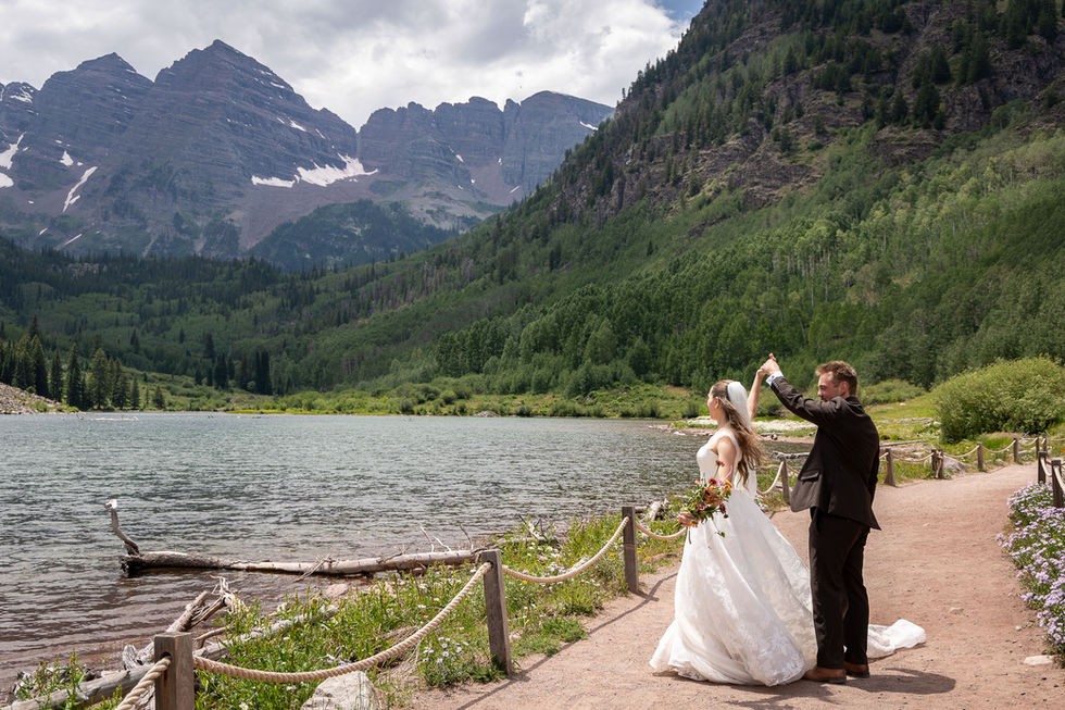 Maroon Bells Amphitheater Wedding