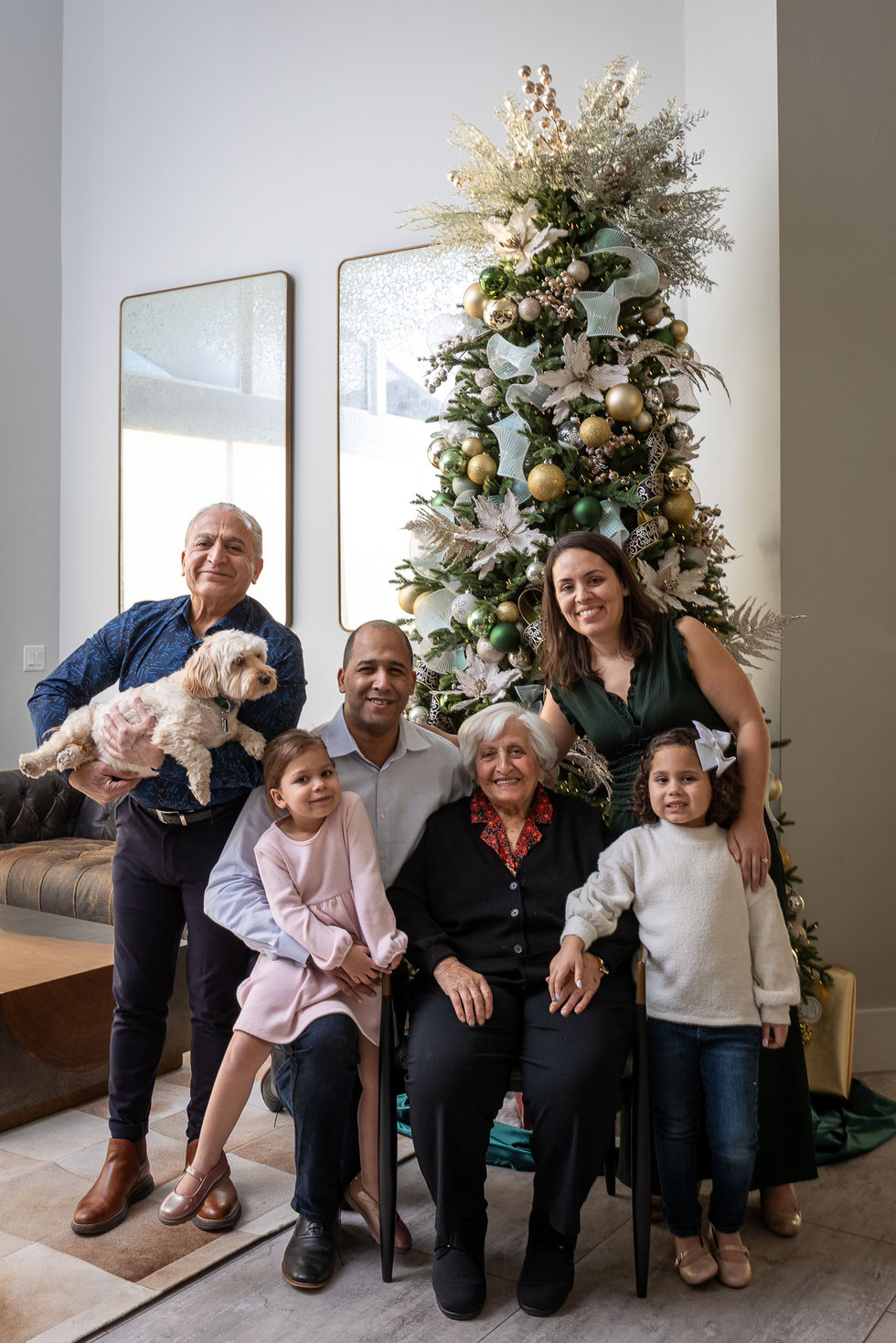 colorado springs christmas family session