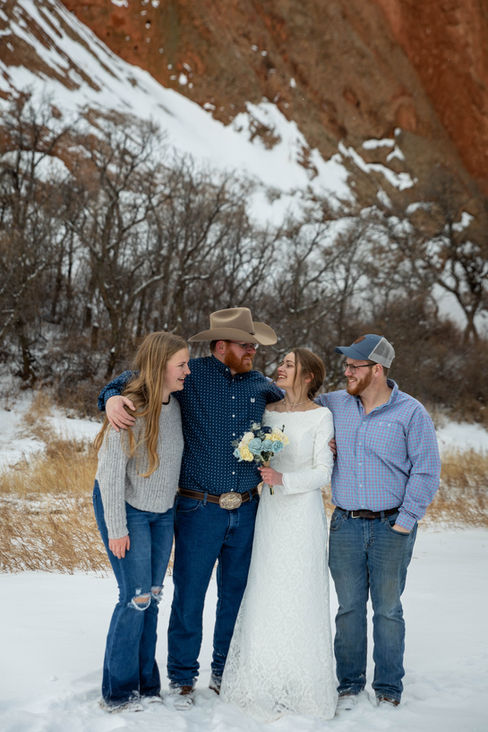 Garden of the Gods Winter Elopement