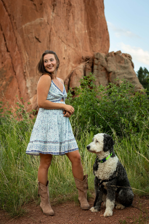 Garden of the Gods personal branding photography