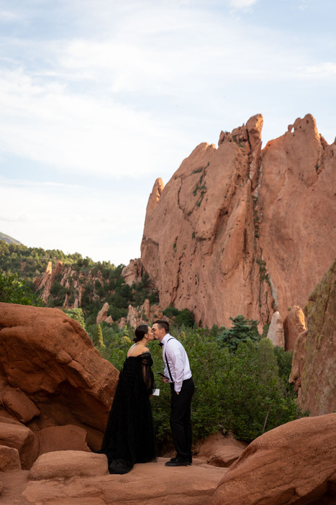 Garden of The Gods Colorado Elopement