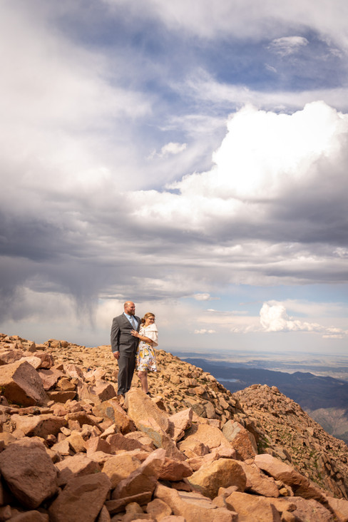 Pikes Peak Proposal Photographer