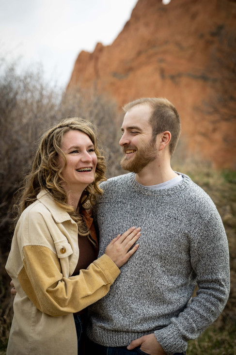 Garden of the Gods engagement photos
