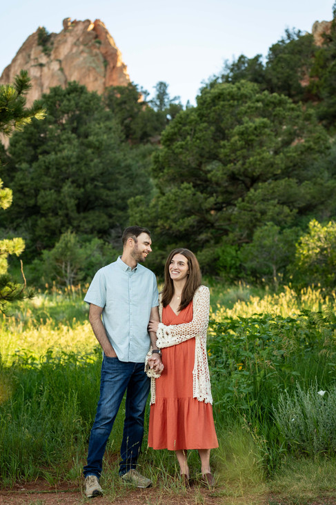 Garden of the Gods Engagement